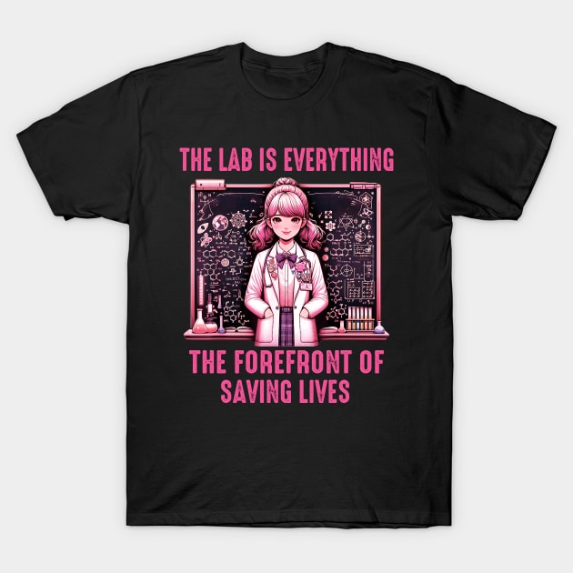 The Lab Is Everything The Forefront Of Saving Lives Lab Week T-Shirt by artbyGreen